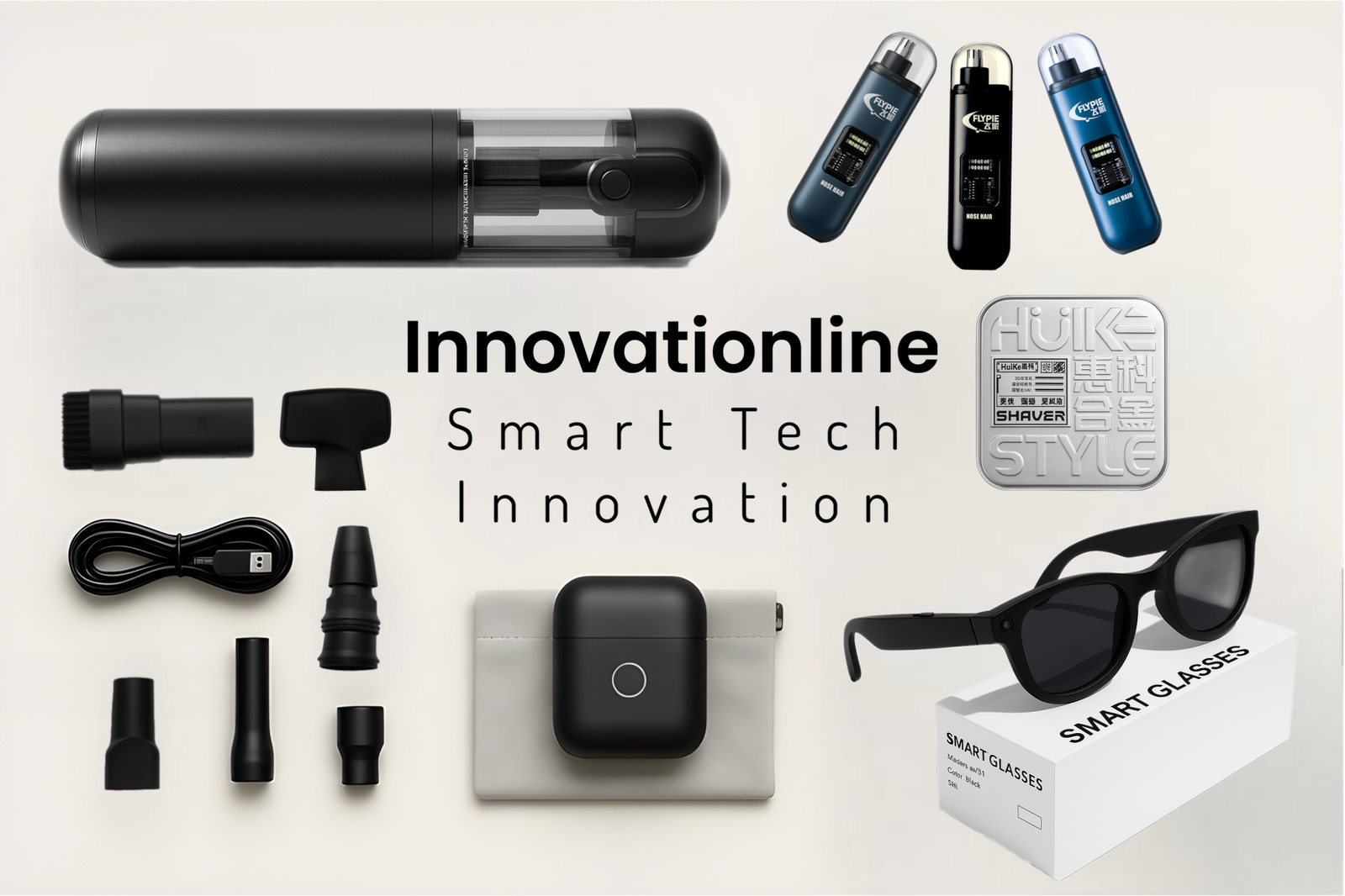 Collage of InnovatiOnline products
