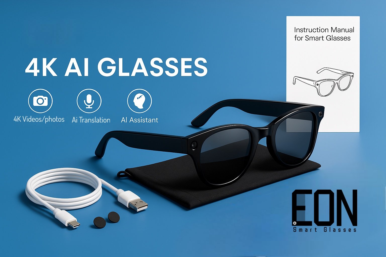 EON 4K AI Glasses